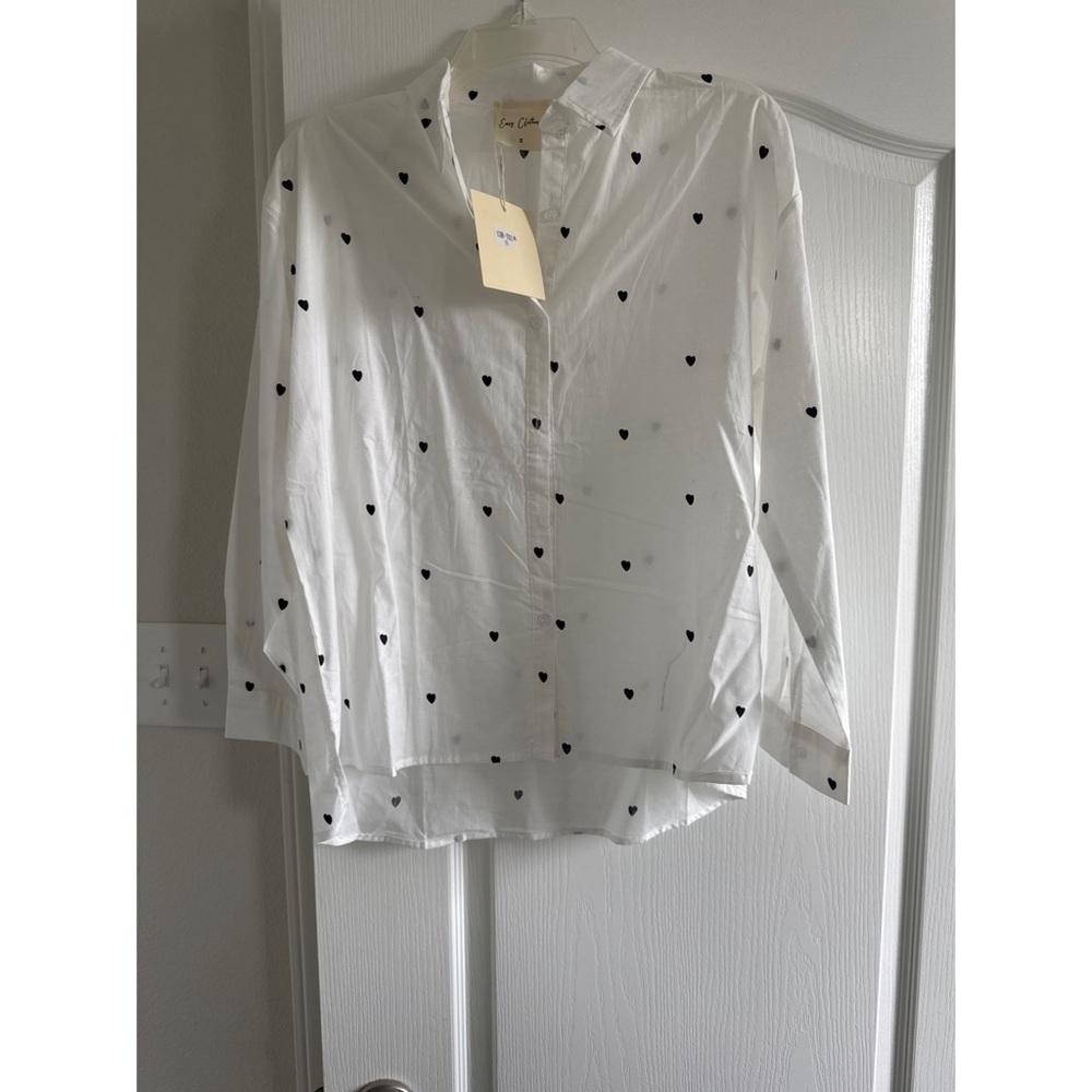 Easy Clothes heart blouse.